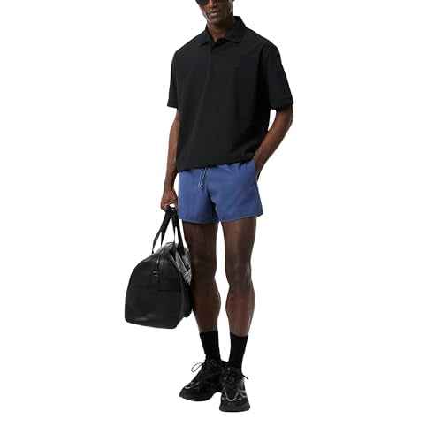 Lacoste Men's Lightweight Monochrome Swim Trunks