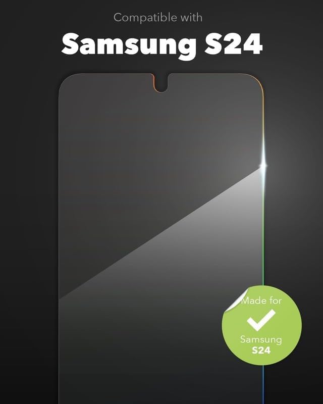 ZAGG InvisibleShield Fusion Samsung Galaxy S24 Ultra Screen Protector - Flexible Hybrid Protection Unbreakable Polymer High-Definition Clarity Eco-Friendly Biometric Tech Compatible