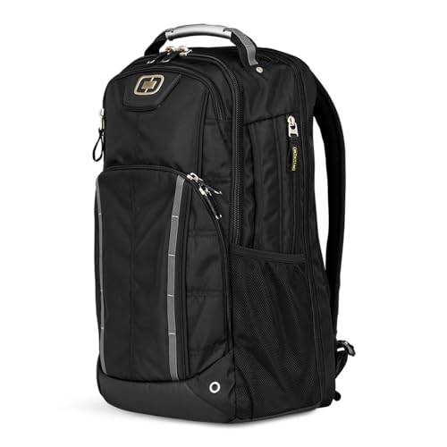Callaway Axle 17" Laptop Backpack, Black, 19.25" H x 13" W x 9.25" D