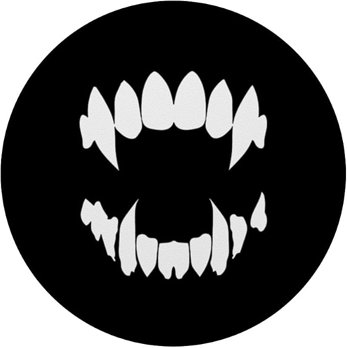 Vampire Fangs Occult Dark Grunge Bite Goth Aesthetic Teeth PopSockets PopGrip for MagSafe