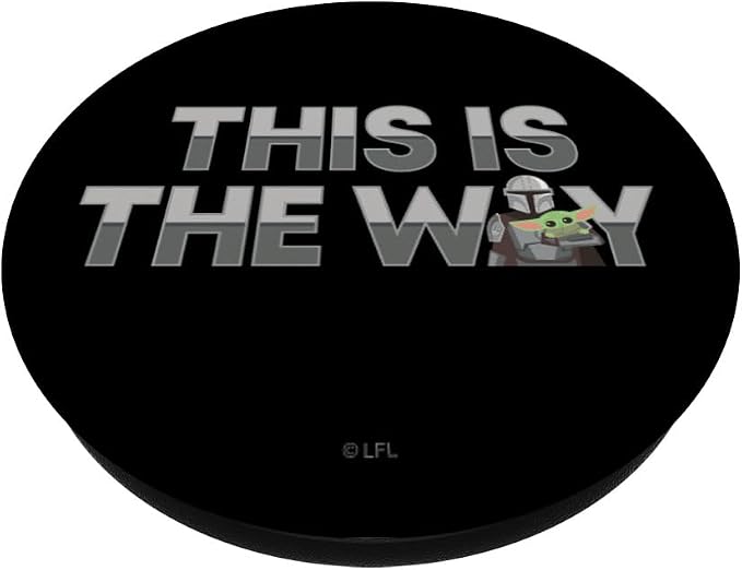 Star Wars The Mandalorian Mando &amp the Child This Is The Way PopSockets Adhesive PopGrip