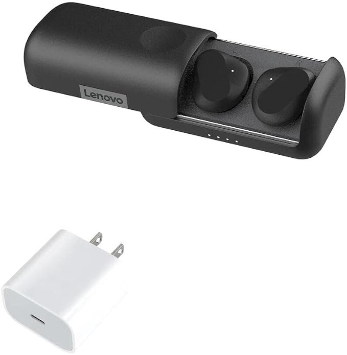 BoxWave Charger Compatible with Lenovo True Wireless Earbuds - PD GAN miniCube (30W) 30W Tiny PD GAN Type-C Wall Charger - Winter White