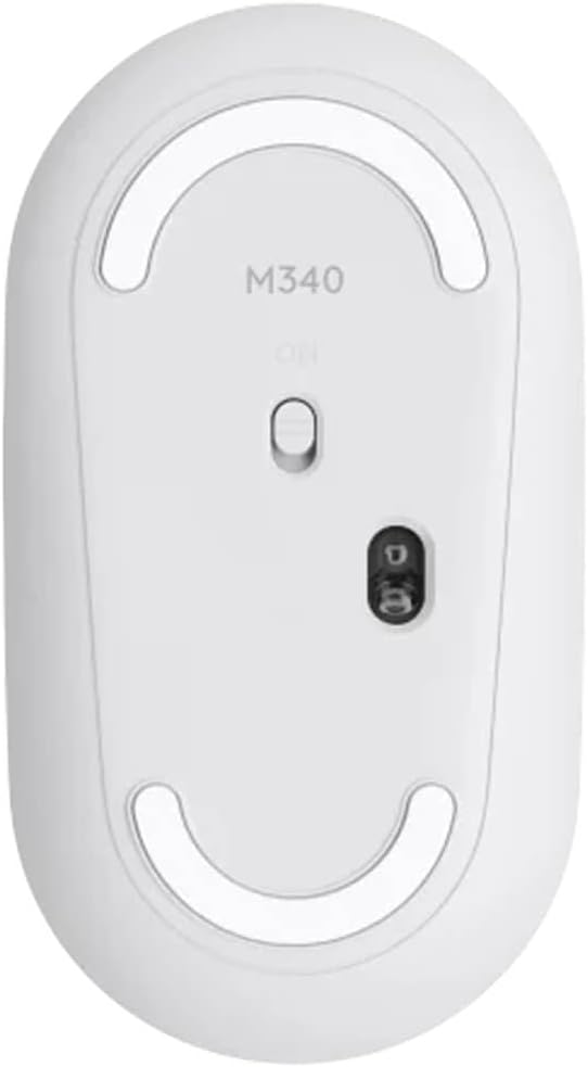 Logitech M340 Wireless Mouse With Limited Edition Prints, USB Receiver, Silent Clicks, Portable for Laptop, PC, Windows, Chrome, Surface - Sheer Dream, Optical, 32.81 ft Range (Renewed)