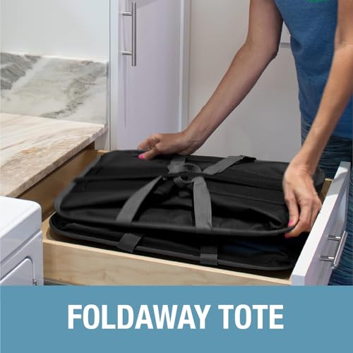 CleverMade Collapsible Laundry Caddy – Foldable Laundry Hamper & Tote, XXL 64L Pop-Up Laundry Basket with Handles, Space-Saving Laundry Organizer for Home, Dorm, Closet & Travel, 2 Pack - Denim Gray - color: Denim Gray