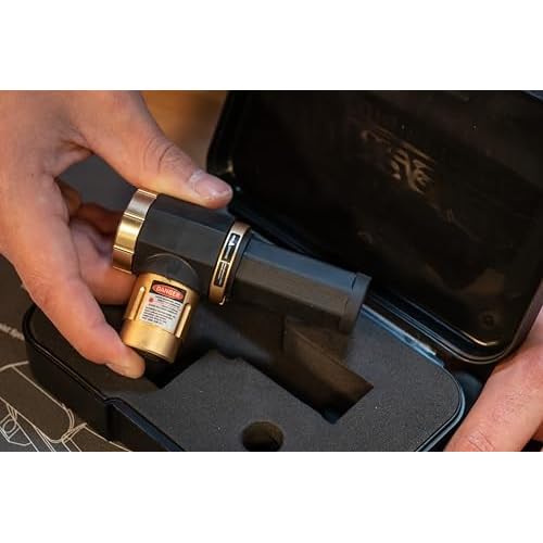 Professional Laser Bore Sighter with Magnetic Connection, Multiple Caliber Usage and Storage Case for Scope Mounting, Gunsmithing and Maintenance