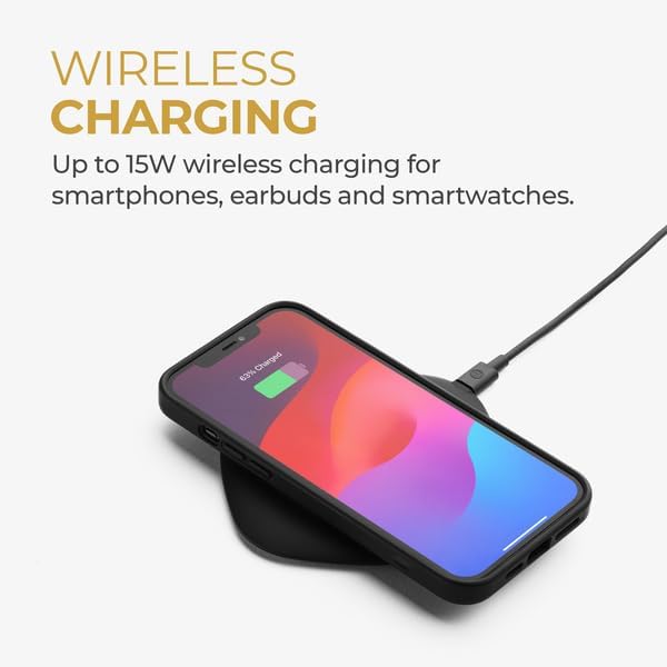 Halo Wireless Charging Pad - Black