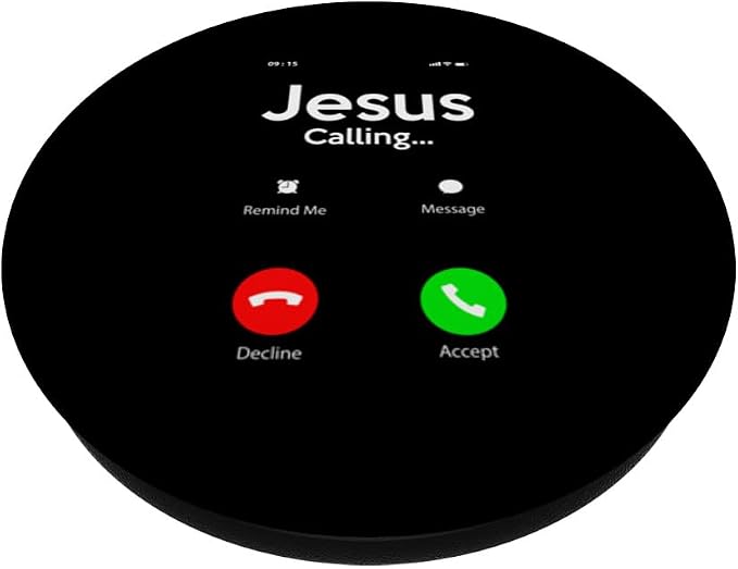 Jesus Calling Funny Jesus Christian PopSockets Standard PopGrip