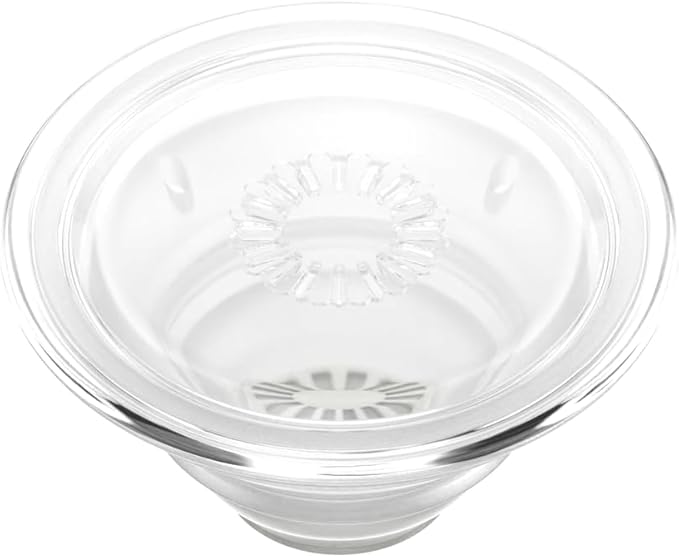 PopSockets Plant-Based Phone Grip with Expanding Kickstand, Adhesive Grip, Eco-Friendly - Clear