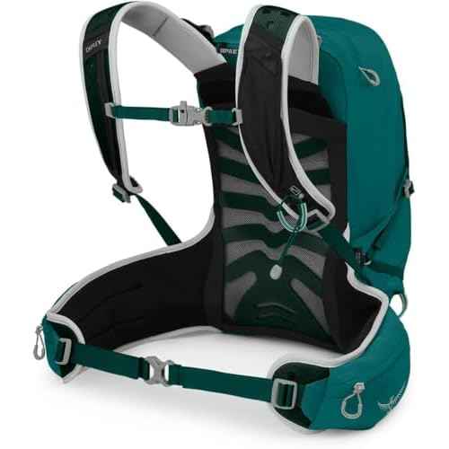Osprey Tempest 20L Women's Hiking Backpack with Hipbelt, Jasper Green, WXS/S, Extended Fit