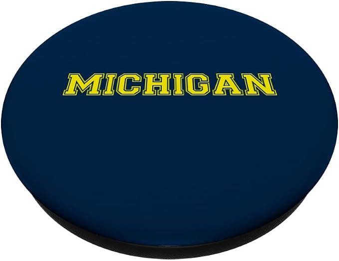 College University style Michigan Sports Gift PopSockets Adhesive PopGrip