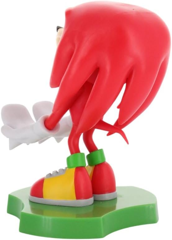 Exquisite Gaming: Holdems: SEGA - Knuckles - Earbud &amp Phone Holder Cable Guys Stand Mini Collectibles with a Twist Classic Sonic Licensed Figure