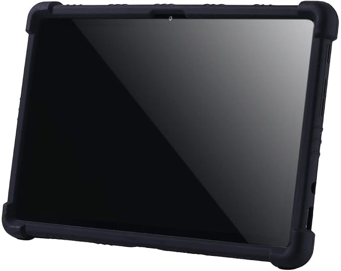 Case for Lenovo 10e - Gel Rubber Soft Skin Stand Universal Silicone Shockproof Protective Cover for Lenovo 10e Chromebook 10.1 inch Tablet Black