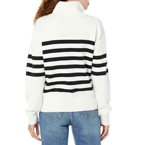 Karl Lagerfeld Paris Women's Stripes Pailletes Top