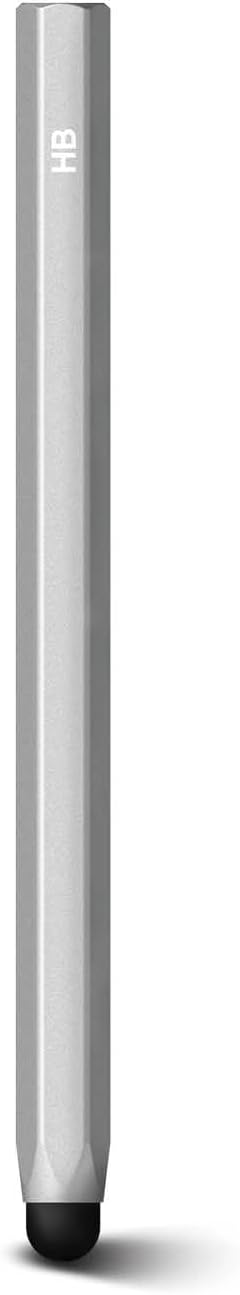 elago Premium Aluminum Hexa Stylus Pens for All Touch Screen Tablets | Soft Touch Pen-Point Precise Touch and Control Extra Rubber Tip Included Ergonomic Grip Comfortable Grip (Black)