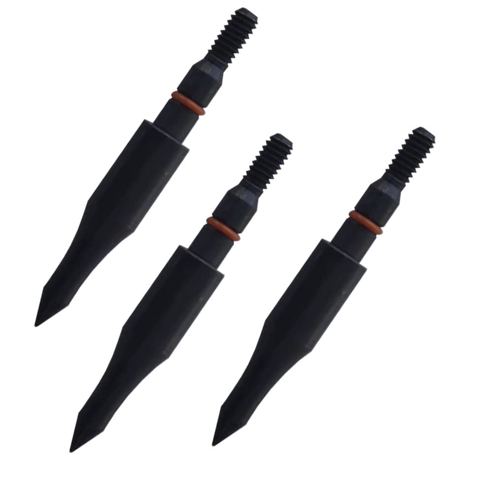Field Points arrowheads 150 Grains Archery Field Points, 5/16" Steel Screw in Archery Field Tips and Broadheads (1 Dozen 12 PCS)