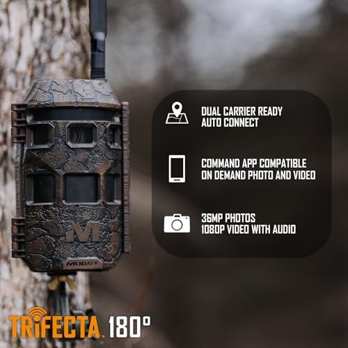 Muddy Trifecta 180 Degree Cellular Trail Camera 36MP