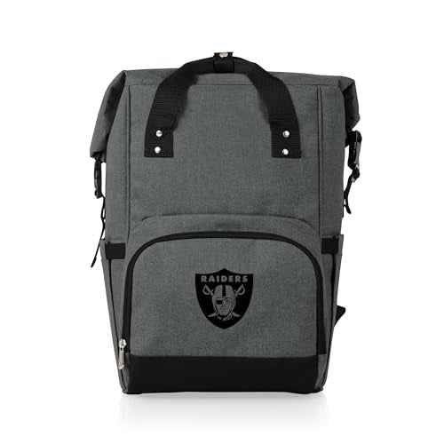PICNIC TIME Gray Las Vegas Raiders Backpack