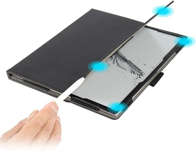 Case Compatible with Fro BOOX Note Max Tablet 13.3inch Tablet Case e-Book Folding Stand Protective Cover with Pencil Holder and Wrist Strap Full Protectio (Note Max/Tab X C/T13C 13.3 2024)