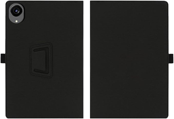 Compatible for ECOPAD T30 10.1-INCH Tablet case Full Coverage Ultra Slim PU Leather Cover Case Folding Stand Cover Protective Tablet Hand Strap Magnet (Black)