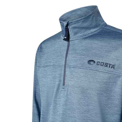 Costa Del Mar Men's Harbor Quarter Zip Fleece Sweatshirt