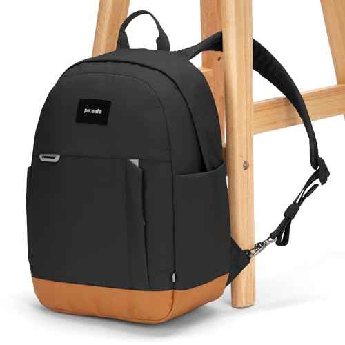 Pacsafe GO 15L Anti Theft Backpack, Jet Black