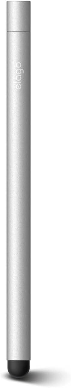 elago Premium Aluminum Slim Stylus Pens for All Touch Screen Tablets | Soft Touch Pen-Point Precise Touch and Control Extra Rubber Tip Included Ergonomic Grip Comfortable Grip (Black)