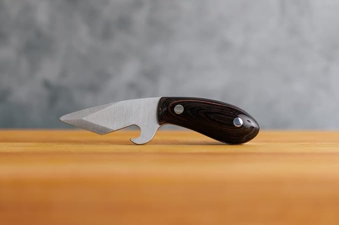 Middleton Made Knives Brew Shucker Oyster Knife with Bottle Opener, Walnut
