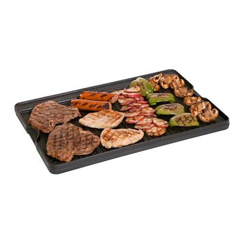 Camp Chef Reversible Pre-seasoned Cast Iron Griddle, Cooking Surface 16" x 24"