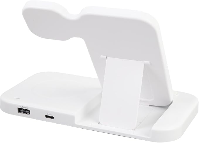Wireless Charger Stand with 15W High Speed Charging for Phone Earphone Safe Design