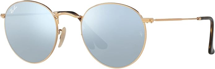 Ray-Ban Unisex Rb3447n Round Flat Lens Round Sunglasses