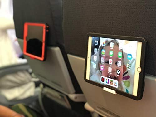 The SkyClip+ Phone &amp Tablet Holder for Air Travel Home and Office Use - Inflight Phone Mount &amp Stand Compatible with iPhone Android Kindle and Tablets - Ultimate Travel Accessory (Black)