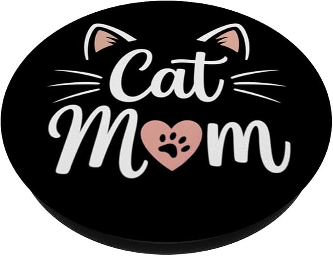Cat Mom I Love Cat Cat Mom Great Classic Idea For Mom PopSockets PopGrip for MagSafe