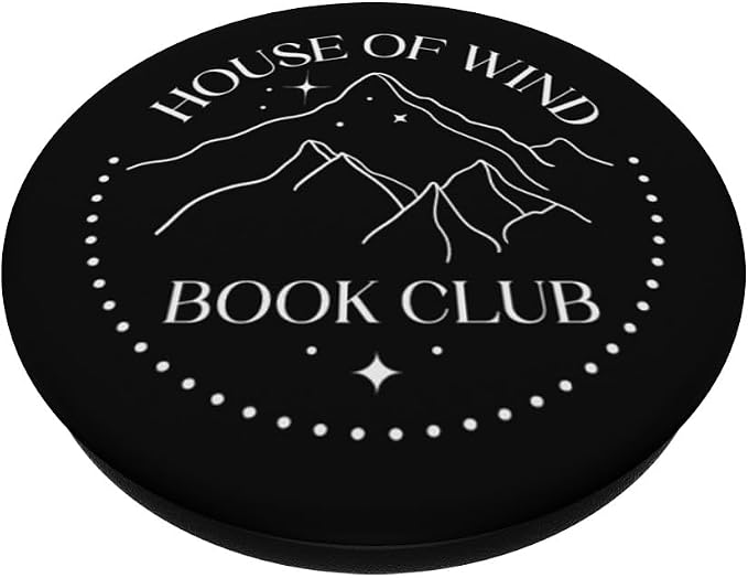 House of Wind Book Club Lovers Unique Artistic Avid Readers PopSockets Adhesive PopGrip