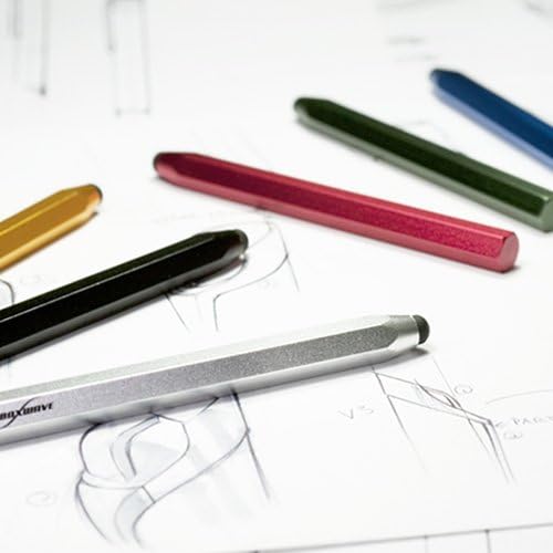 BoxWave Stylus Pen Compatible with Archos 53 Platinum - Sketching Capacitive Stylus Thick Pencil Shaped Stylus Pen - Super Blue