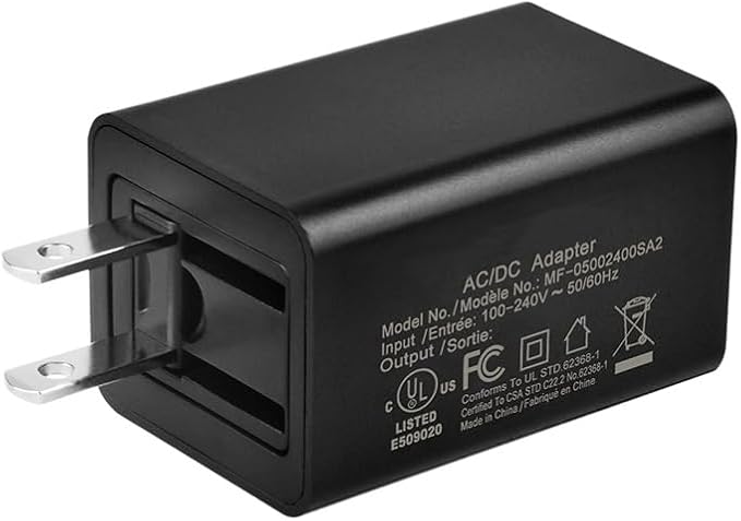 5V 1A/2.1A USB Power Charger Compatible with Omaker M4 Portable Bluetooth 4.0 Speaker