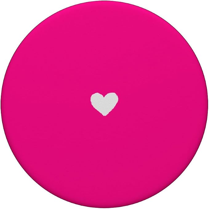 Hot Pink Heart PopSockets PopGrip for MagSafe