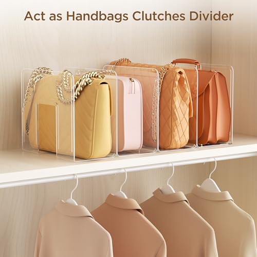HBlife Clear Acrylic Kids Shoe Rack for Closet, 6 Pack, 4 Sections, Stackable, Crystal Clear, 4 Pairs Capacity - color: Clear, size: 6 Pack