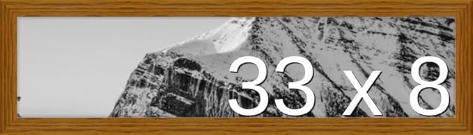Frame It Easy 33 x 8 Hazel Wood Frame (Derby)