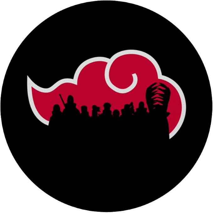 Naruto Shippuden Akatsuki Silhouette Anime PopSockets Adhesive PopGrip