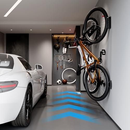 Swivel Bike Wall Mount, Bike Hangers for Garage, Space-Saving Bike Storage, Sturdy Bicycle Rack Can Holds Up to 77 lbs, Easy Install, 1 Pack - size: 1 Pack