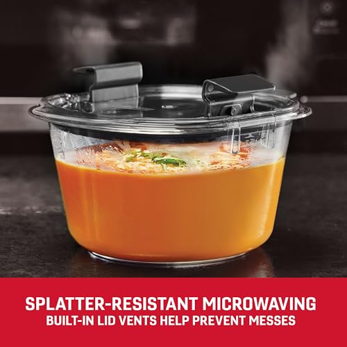 Rubbermaid Brilliance® Round Leak Proof Food Storage Containers, 6 Piece Set (Pack of 2) - size: Set of 3 Round Containers (Pack of 2)