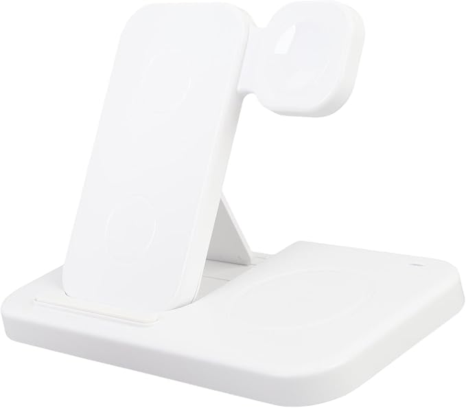 Wireless Charger Stand with 15W High Speed Charging for Phone Earphone Safe Design