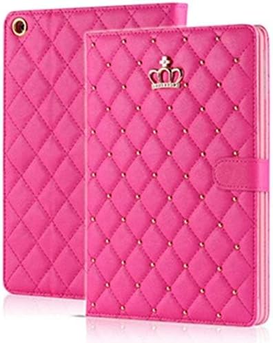 Changjia for iPad 9.7Inch 6th/5th Generation 2018/2017 CaseiPad air 2/Air with Pencil HolderCute Crown Girly Diamond Elegant PU Leather Smart Auto Sleep/Wake Stand Protective Case for iPad 9.7Black
