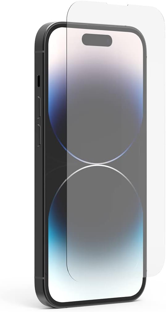 PureGear Maximum Clarity HD Tempered Glass Screen Protector for Apple iPhone 14 Pro Max (2022) 6.7 Full Coverage Case Friendly Fit Lifetime Replacement (Self Alignment Installation Tray included)