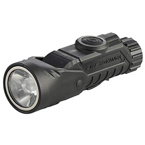 Streamlight 88903 Vantage 180 X Helmet Mounted and Right Angle Firefighter Flashlight with Helmet Bracket, Black