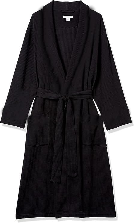 Amazon Essentials Men's Lightweight Waffle Bathrobe (Available in Big & Tall)