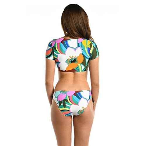 La Blanca Women's Standard Cap Sleeve Bikini Swimsuit Top