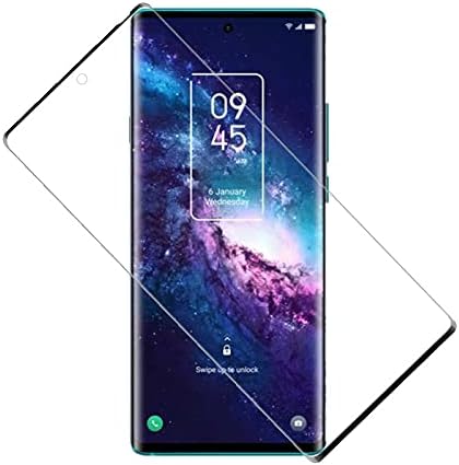 for TCL 20 Pro 5G 3D Curved Screen Protector [2 Pcs] 3D Full Coverage HD Clear Anti-Scratch Easy to Install Screen Tempered Glass for TCL 20 Pro 5G Phone
