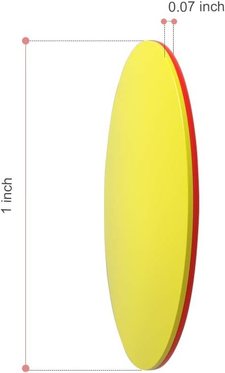 Plastic Two-Color Counter,Red/Yellow Two Side 1000 PCS,Counting Manipulatvies, Math Counters for Kids, Counting Chips