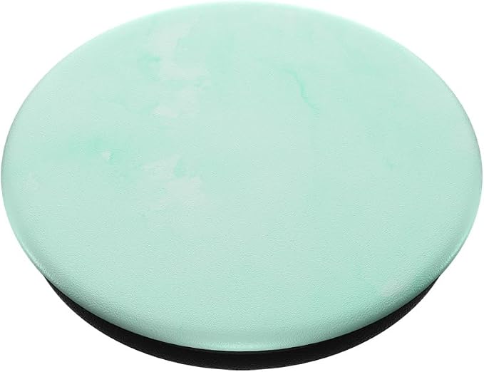 PopSockets Watercolor Aquamarine PopGrip - Cell Phone Grip Stand - Black Turquoise - Compatible with iPhone 11 Tablets